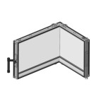 Dveře topeniště KV DYNAMIC L 3G S 55.44.42.21  
